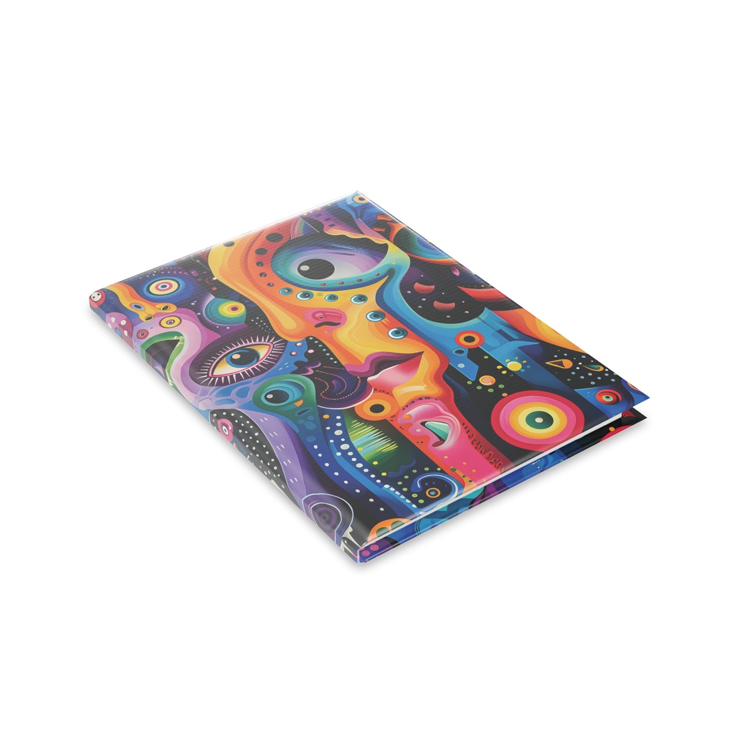 Psychedelic Visions Hardcover Notebook with Puffy Covers