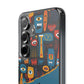 Phone Case — Colorful Abstract Faces Clear Impact-Resistant Case