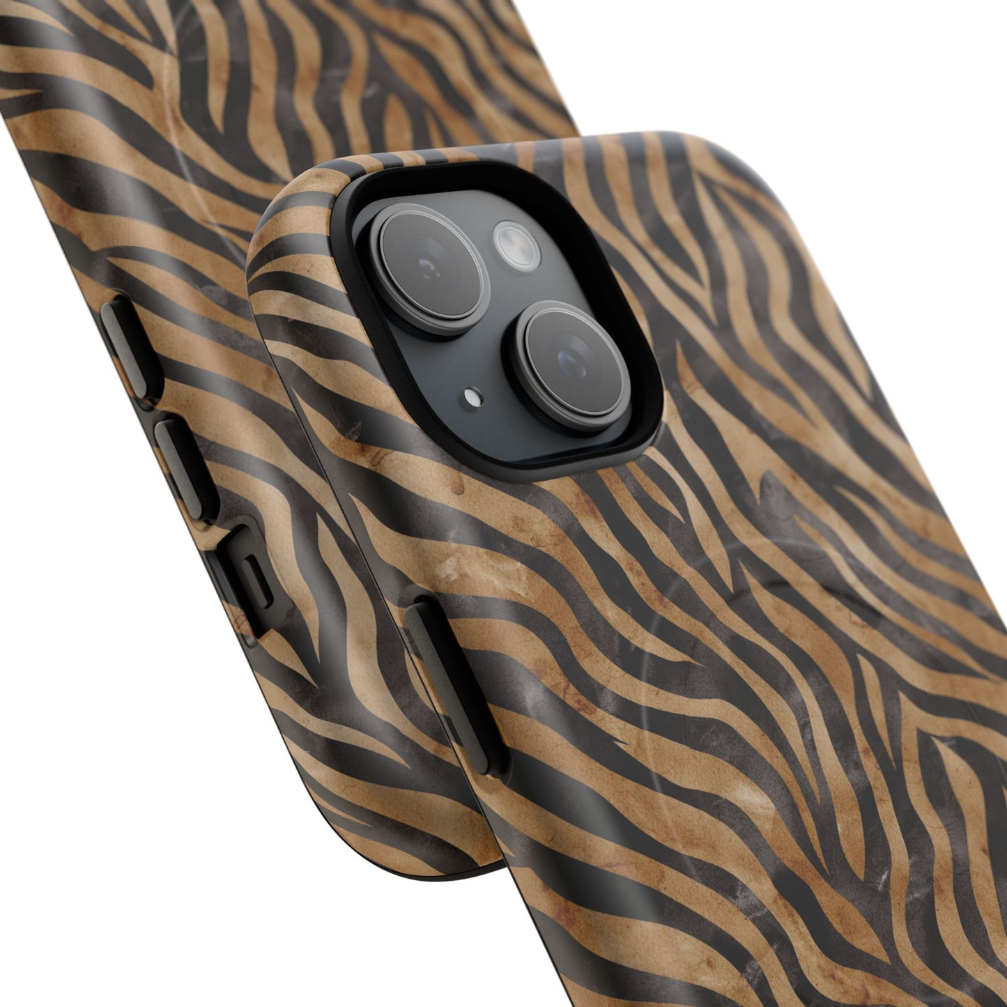 Tough Magnetic iPhone Case with Zebra Print, Stylish Protection for iPhones, Unique iPhone Accessory, Gift for Animal Lovers]