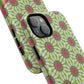 Personalized Meadow Mandala Bloom Vibrant Flower  — Green & Pink Geometric Daisy Design