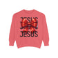 JESUS Charm Unisex Garment-Dyed Sweatshirt