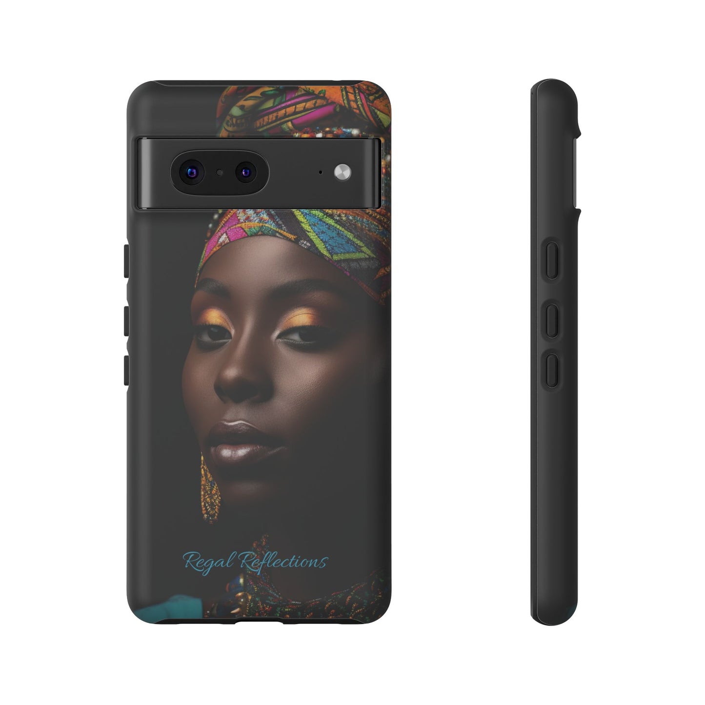 Regal Reflections: African Majesty iPhone, Samsung and Google Tough Phone Cases.