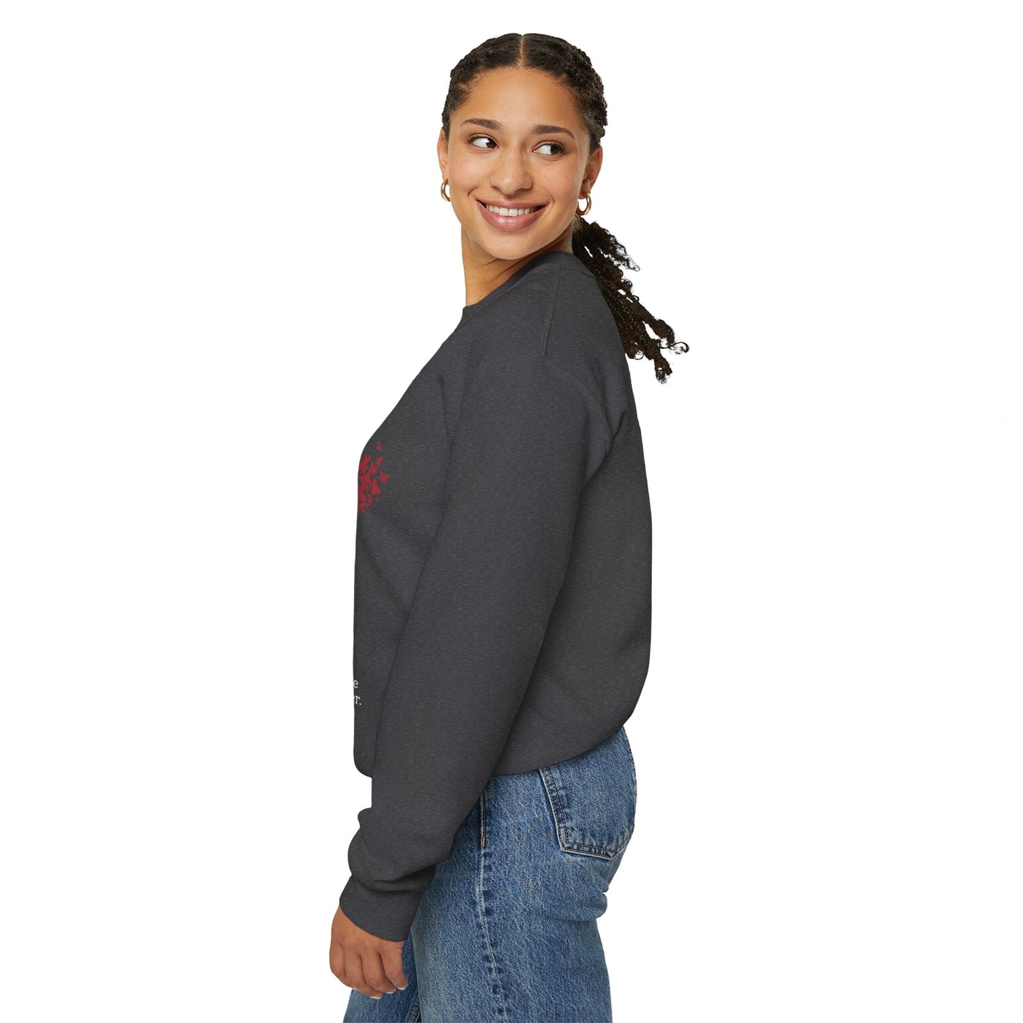 LOVE Always Unisex Heavy Blend™ Crewneck Sweatshirt.