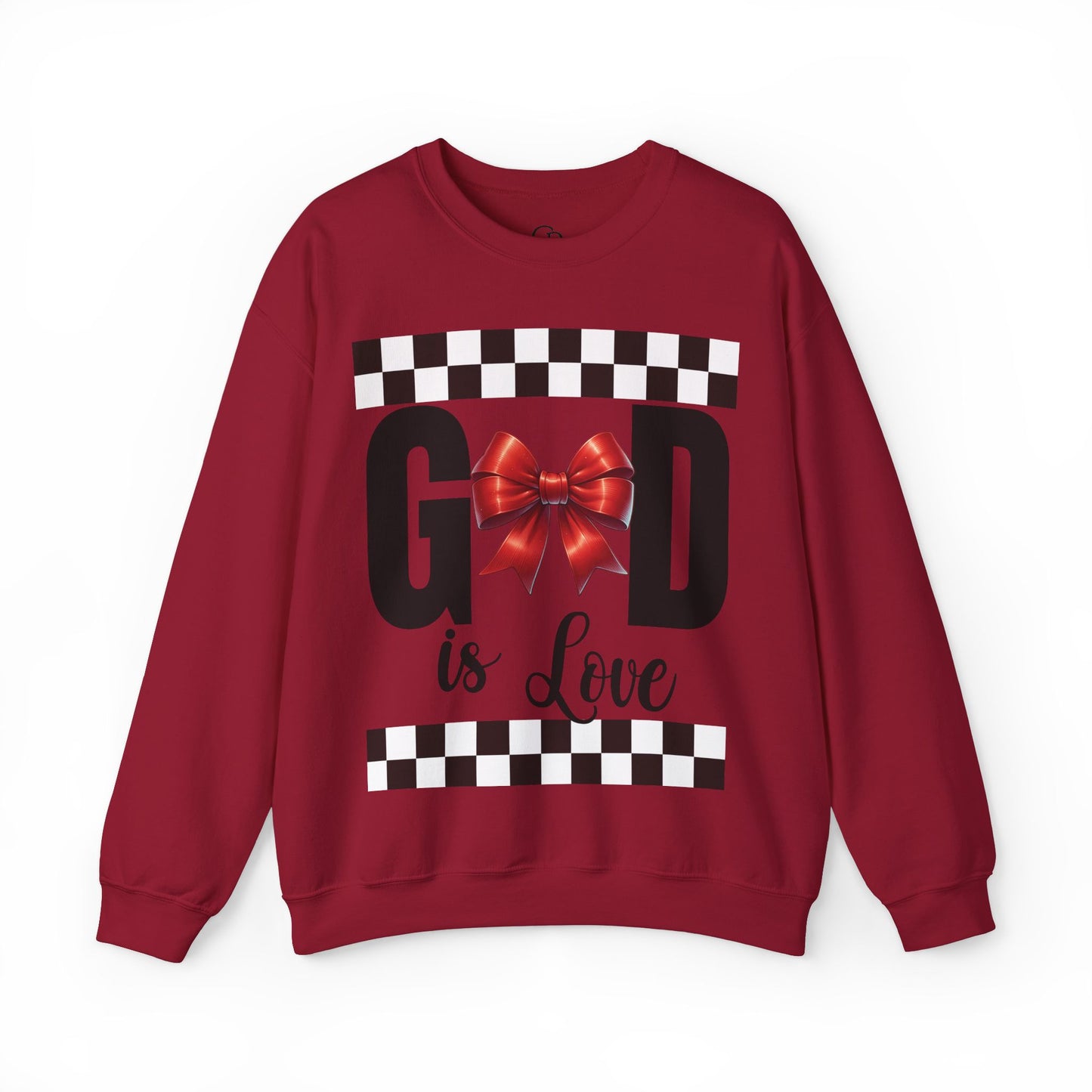 GOD is LOVE Unisex Gildan Heavy Blend™ Crewneck Sweatshirt.