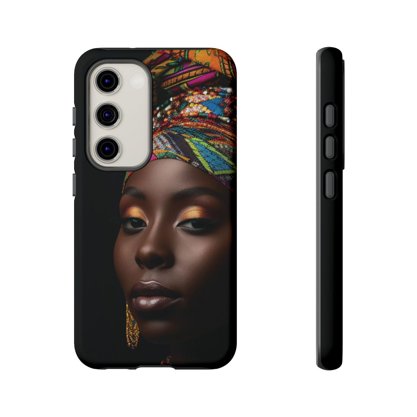 Regal Reflections: African Majesty Tough Google Pixel, iPhone and Samsung Cases.