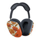 Personalized Floral Marigold Stained Glass Effect Bloom AirPod Max Covers — Retro Flower Protective Skins