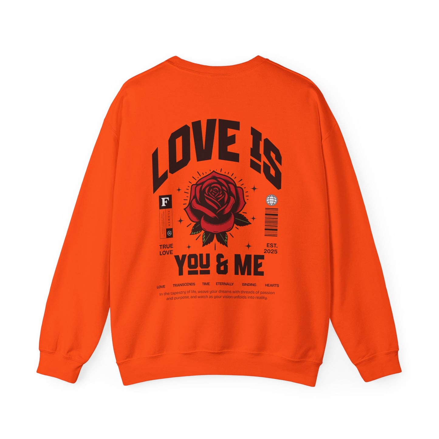 You and Me Valentines Unisex Heavy Blend™ Crewneck Sweatshirt.