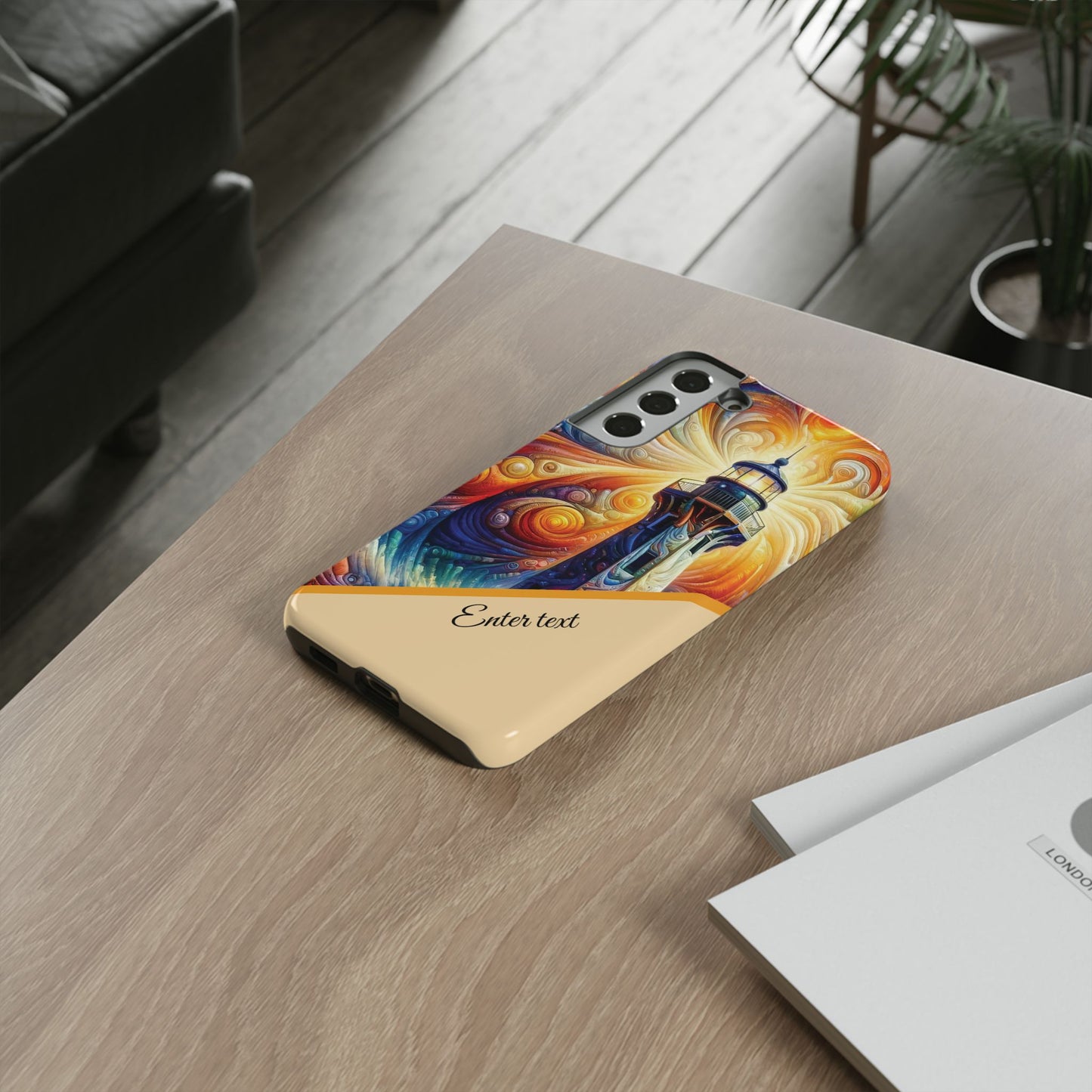 Personalized Cosmic Beacon Tough Samsung and Google Phone Cases