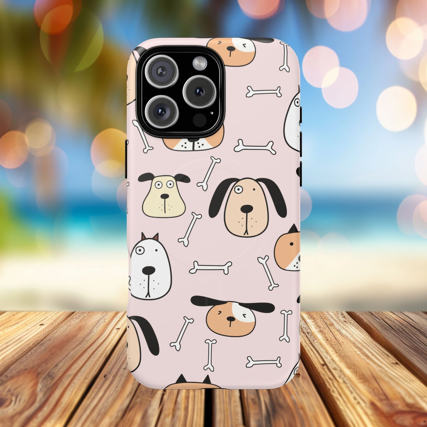 Cute Dog iPhone Case, Tough Magnetic Cases for Pet Lovers, Dog-Themed Accessories, Gift for Dog Owners, Unique iPhone Cover