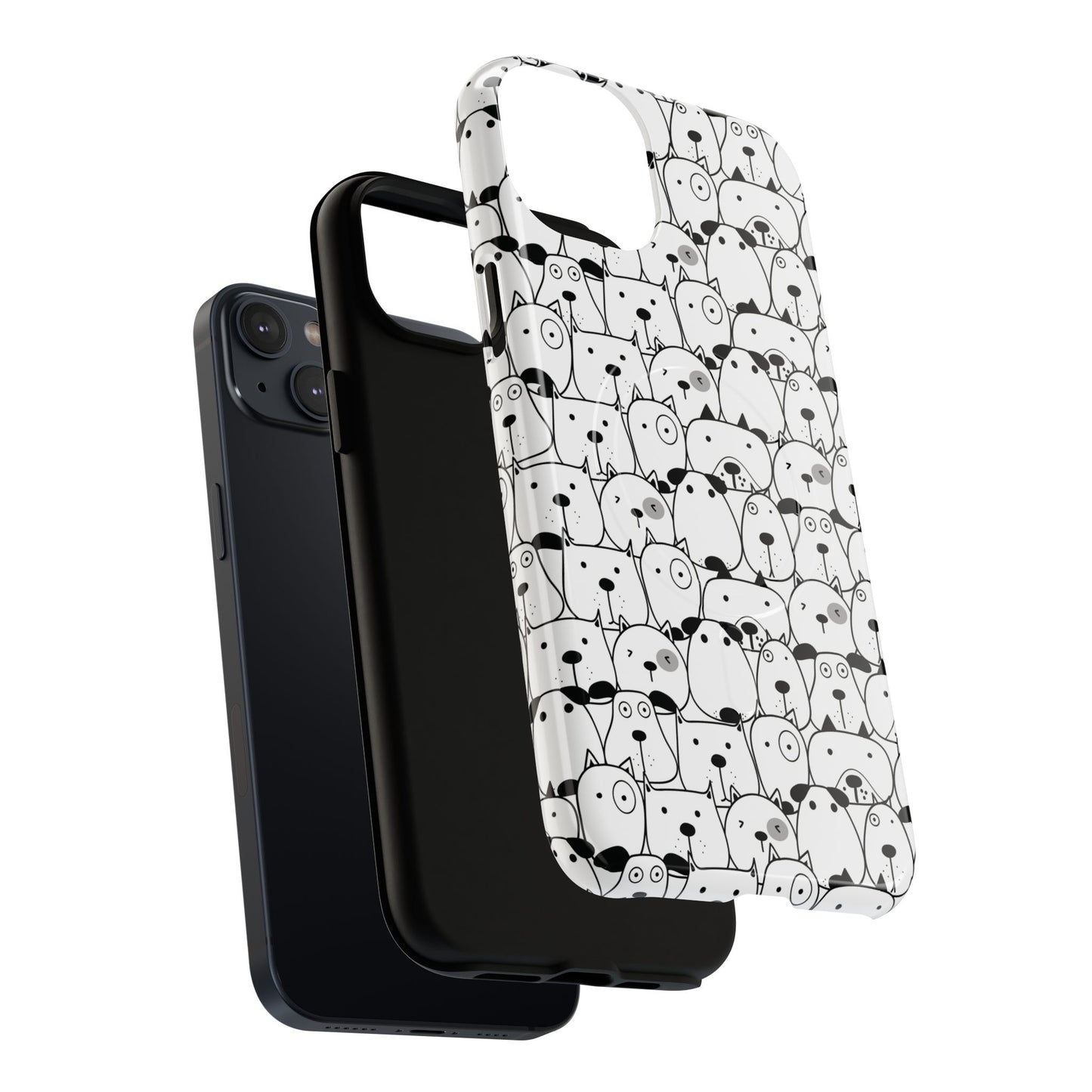 Cute Animal Pattern Phone Case, Tough Magnetic Cases for Pet Lovers, Gifts for Birthday, Holiday, Cute Accessories, Phone Covers