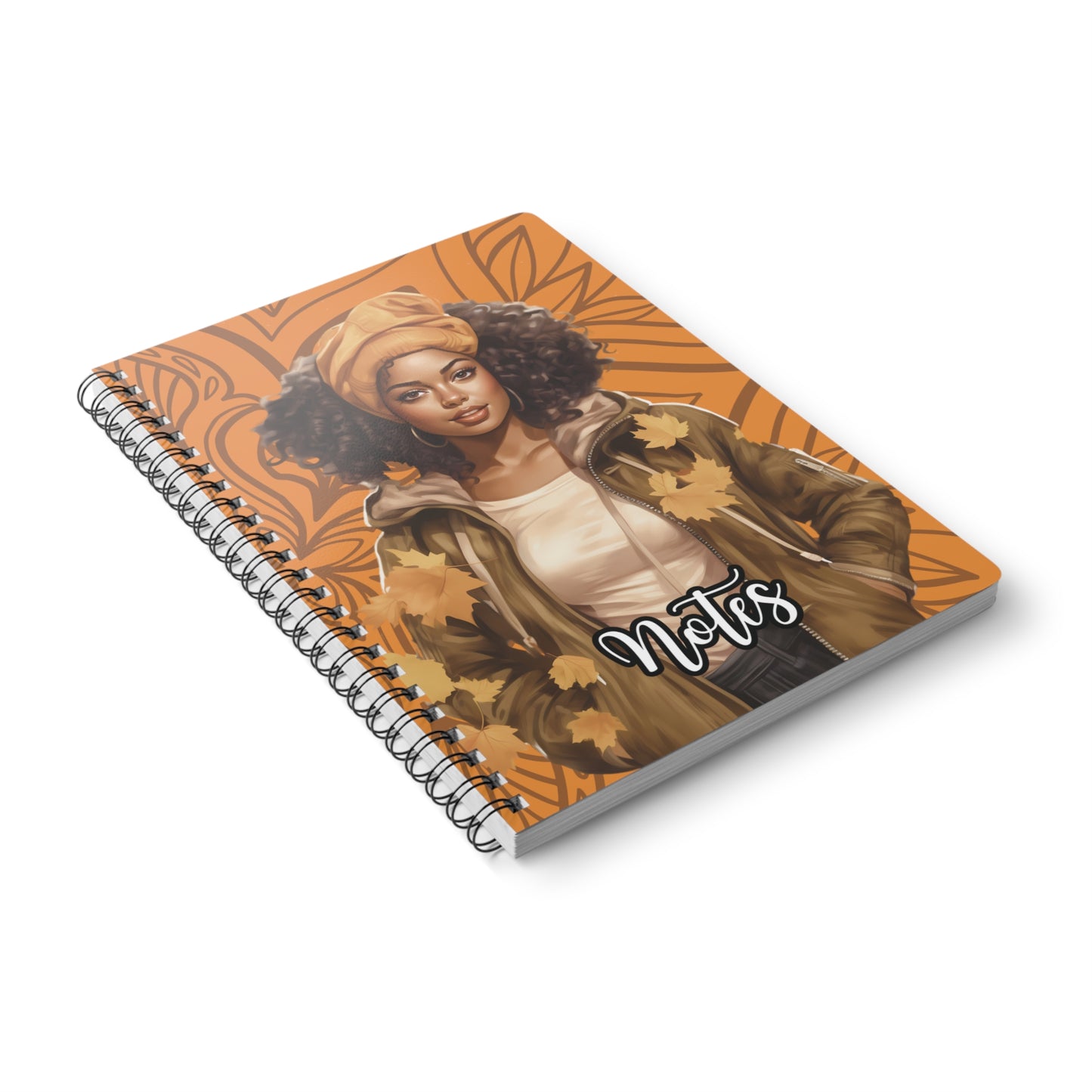 Autumn Vibes Wirobound Notebook - Perfect for Note-Taking, Journaling, Student Supplies, Fall Gifts, and Creative Writing