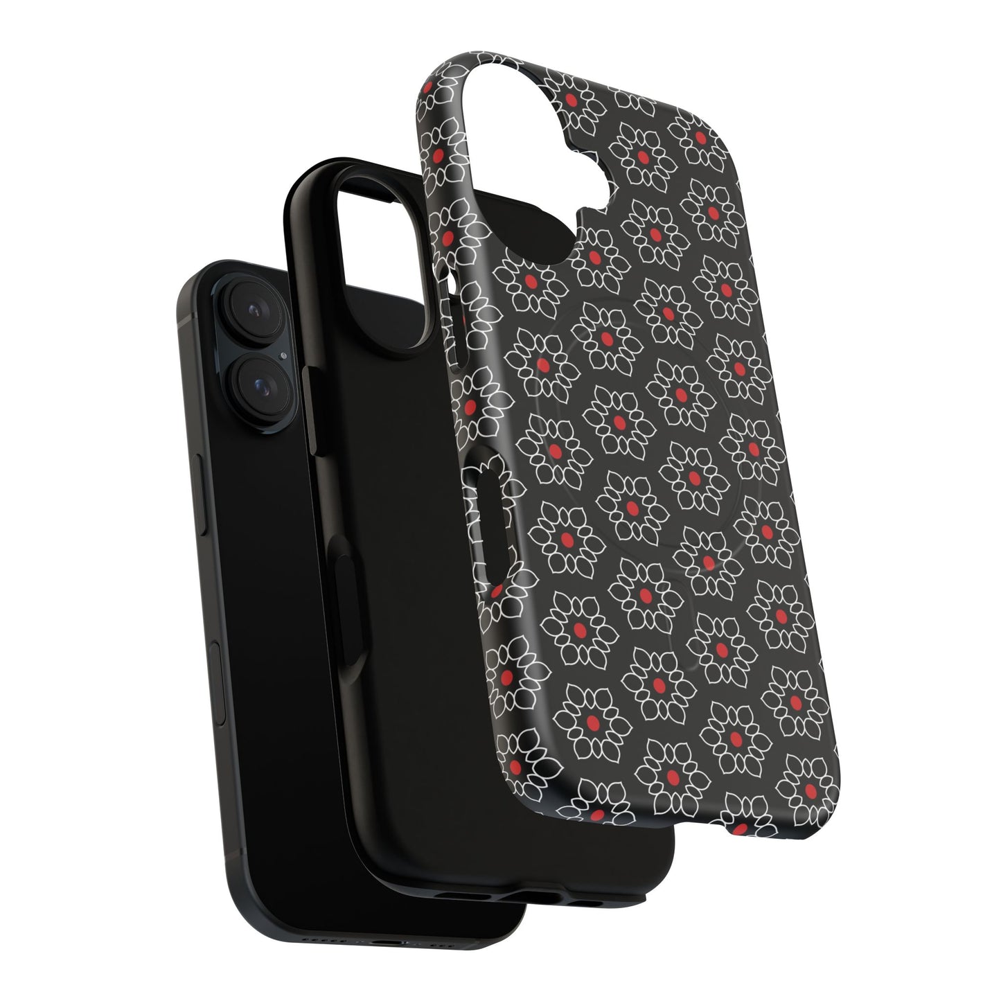 Floral Power Magnetic Tough iPhone Cover | Tough iPhone Cover, Floral Design, Custom iPhone Accessory, Gift for Her, iPhone Case