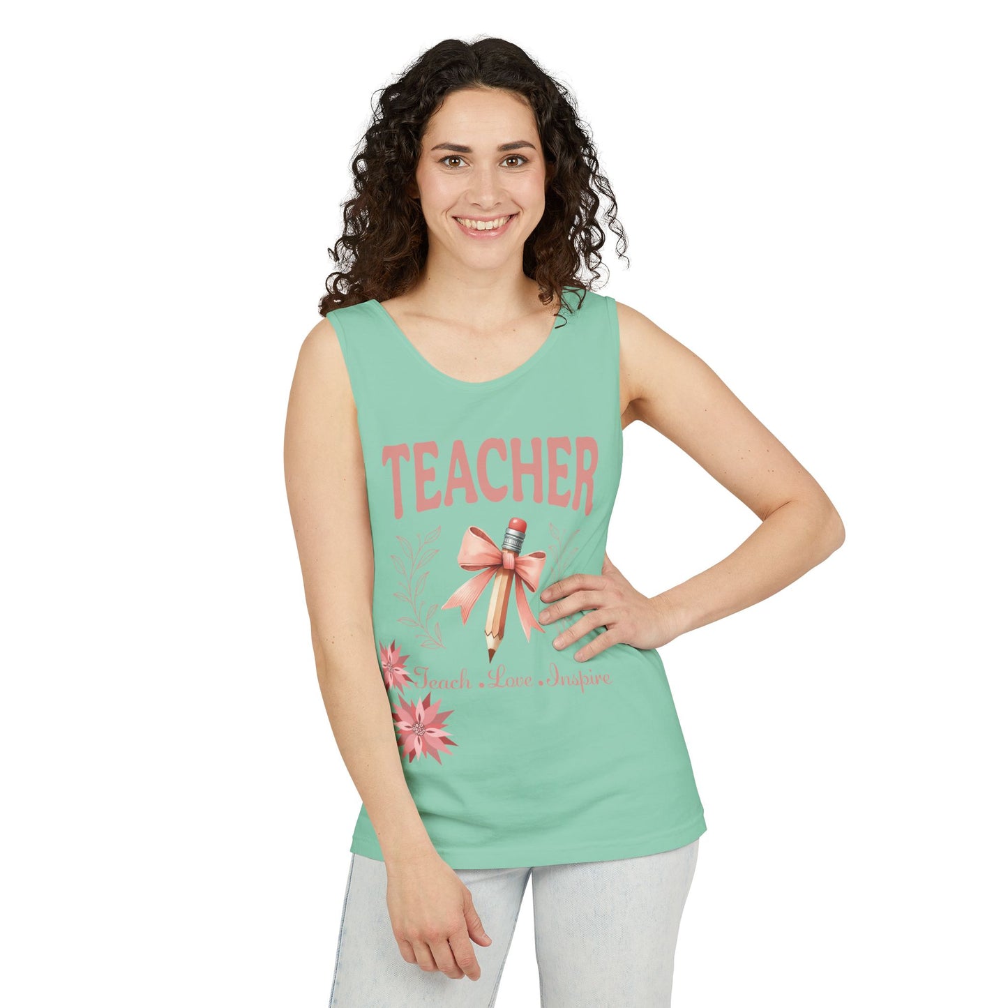 Teacher Unisex Garment-Dyed Tank Top