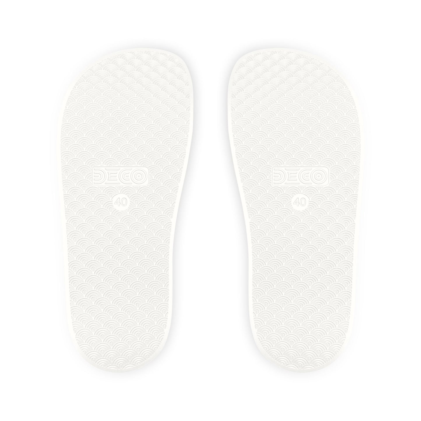 Tropical Bliss White Men's Removal Straps Sandals