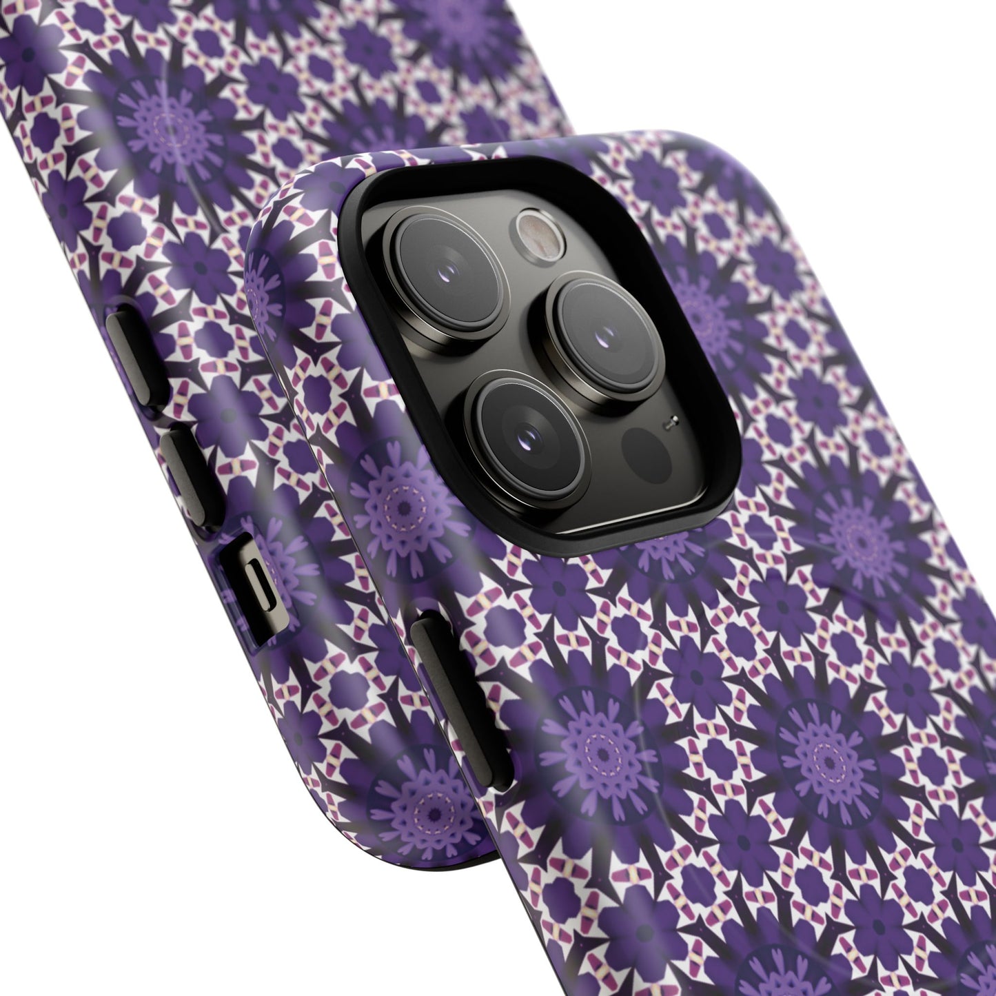Twilight Petal Mirage Magnetic iPhone Cases, Unique Floral Designs, Tough Protection, Gift for Her, iPhone Accessories, Custom Cases