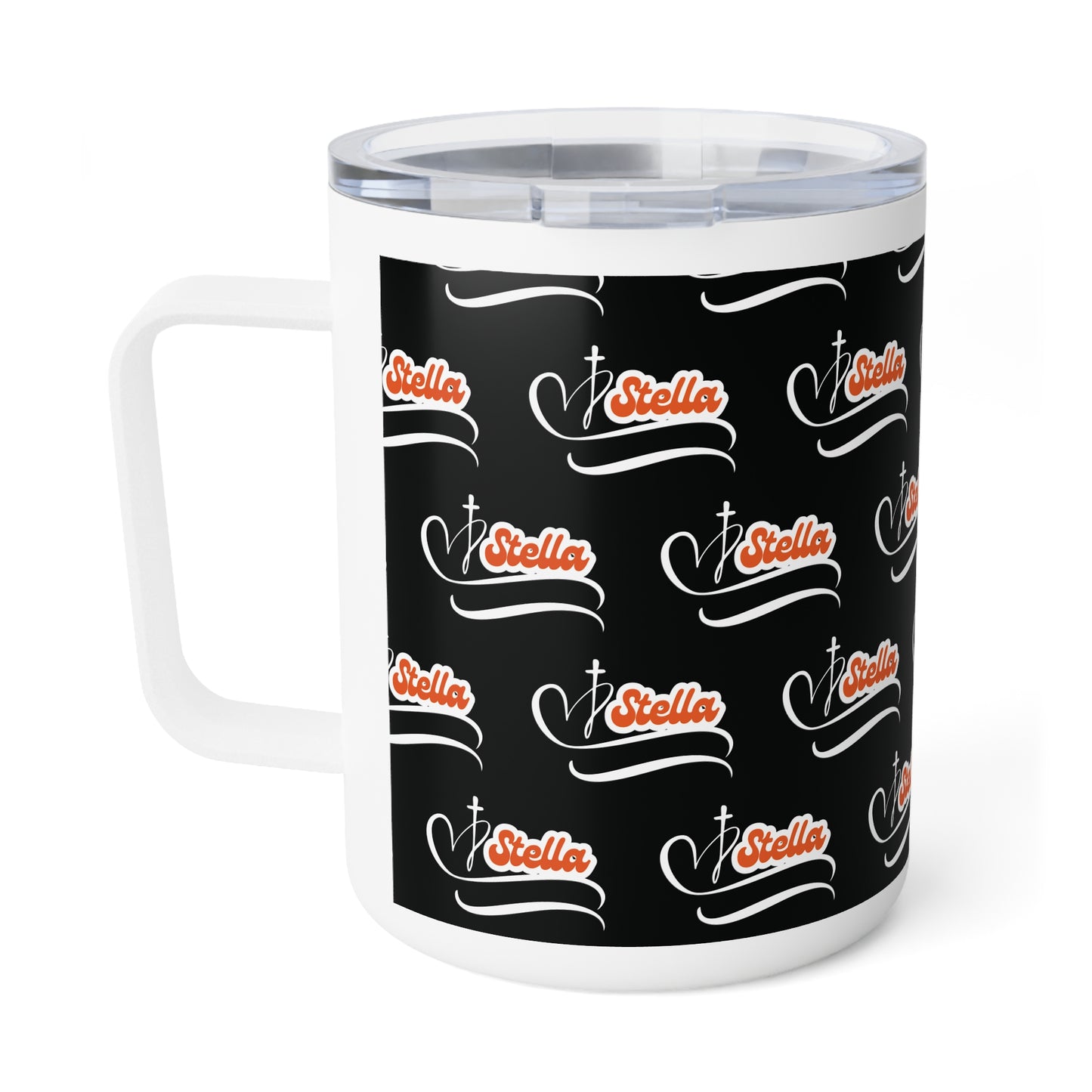 Personalized 10oz Insulated Coffee Mug - Personalized Heart & Anchor Gift