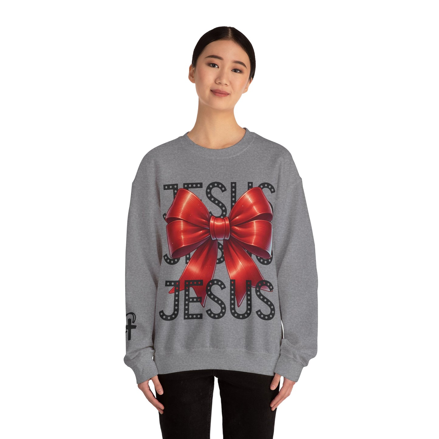 JESUS Unisex Heavy Blend™ Crewneck Sweatshirt.