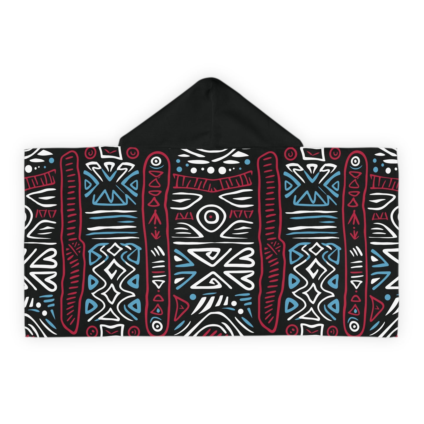 Ethnic Rhythms Snuggle Youth Hooded Towel