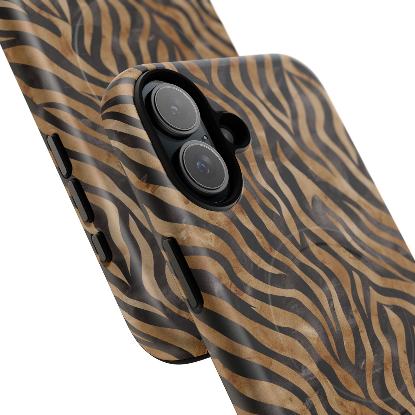 Tough Magnetic iPhone Case with Zebra Print, Stylish Protection for iPhones, Unique iPhone Accessory, Gift for Animal Lovers]