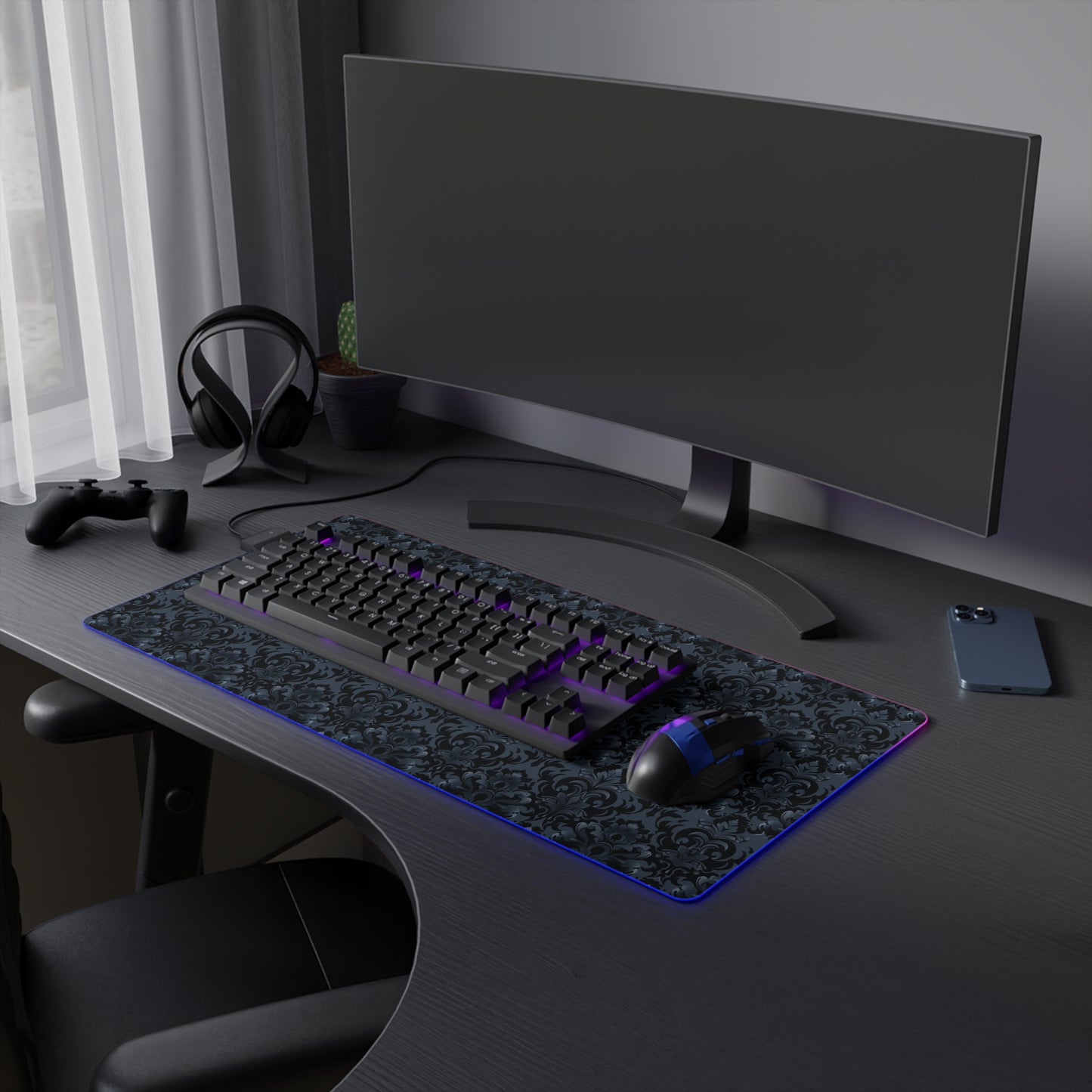 Opulent Dusk LED Gaming Mouse Pad