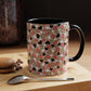 Colorful Heart Pattern Coffee Mug - Perfect Gift for Love & Friendship