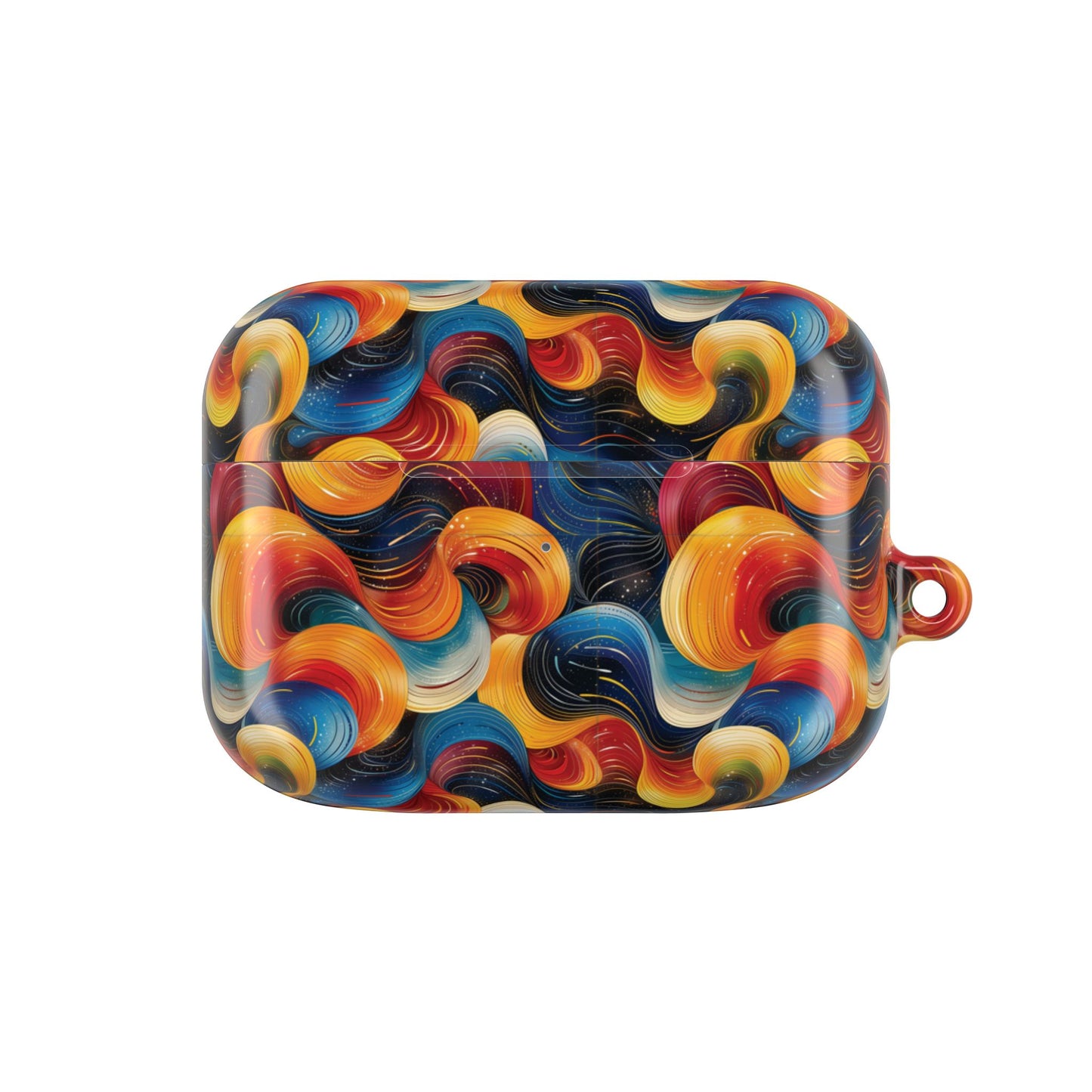 Cosmic Swirl AirPod Case - Colorful Protective Cover for Music Lovers