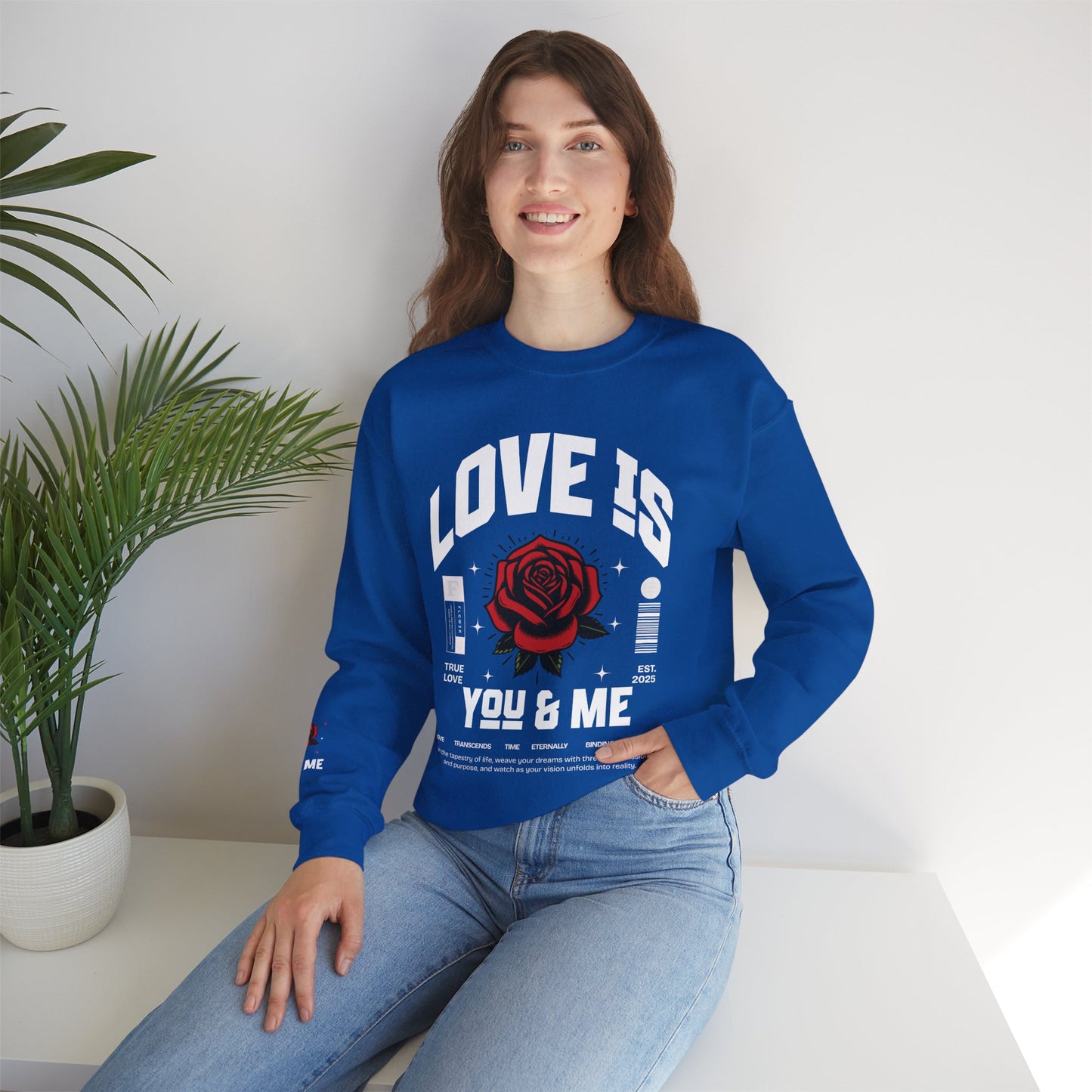 You and Me Valentines Unisex Gildan Heavy Blend™ Crewneck Sweatshirt