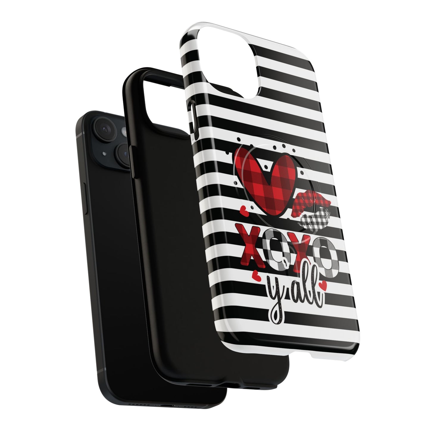 Stylish Tough Magnetic Phone Cases, Trendy Gifts for Her, Holiday Accessories, Floral Design, Cute Phone Protection