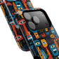 Personalized Colorful Abstract Faces Clear Impact-Resistant Case