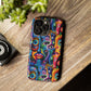 Psychedelic Visions Colorful Art iPhone Case - Tough Cases with Vibrant Abstract Design