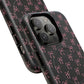 Coquette Chic Bow-Patterned Tough Magnetic iPhone Case, Stylish Gift for Her, Protective iPhone Cover, Trendy Accessory, iPhone Birthday Gift, Fashionable Tech