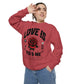 You and Me Valentines Unisex Comfort Colors Garment-Dyed Sweatshirt