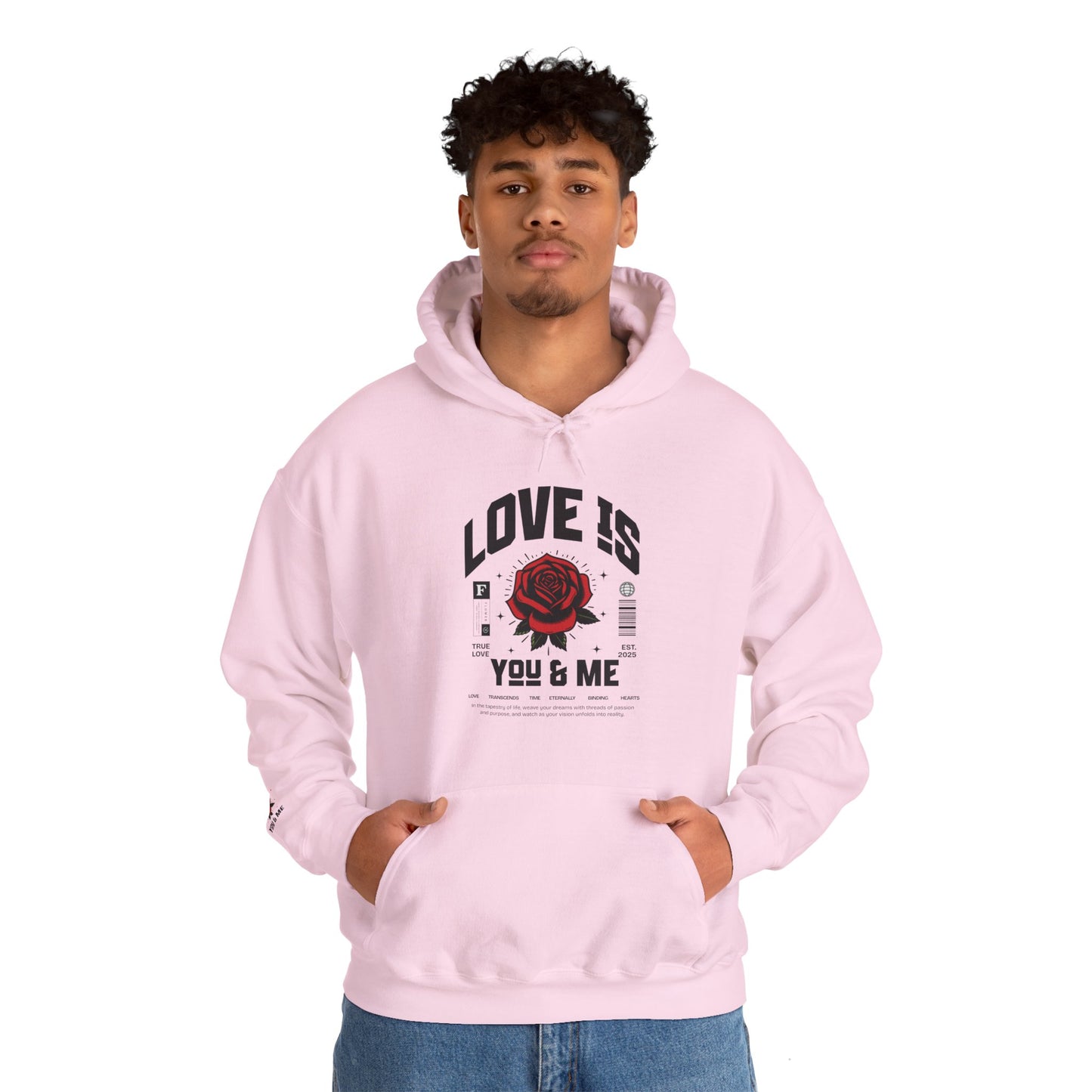 You and Me Unisex Gildan Hoodie Sweatshirt