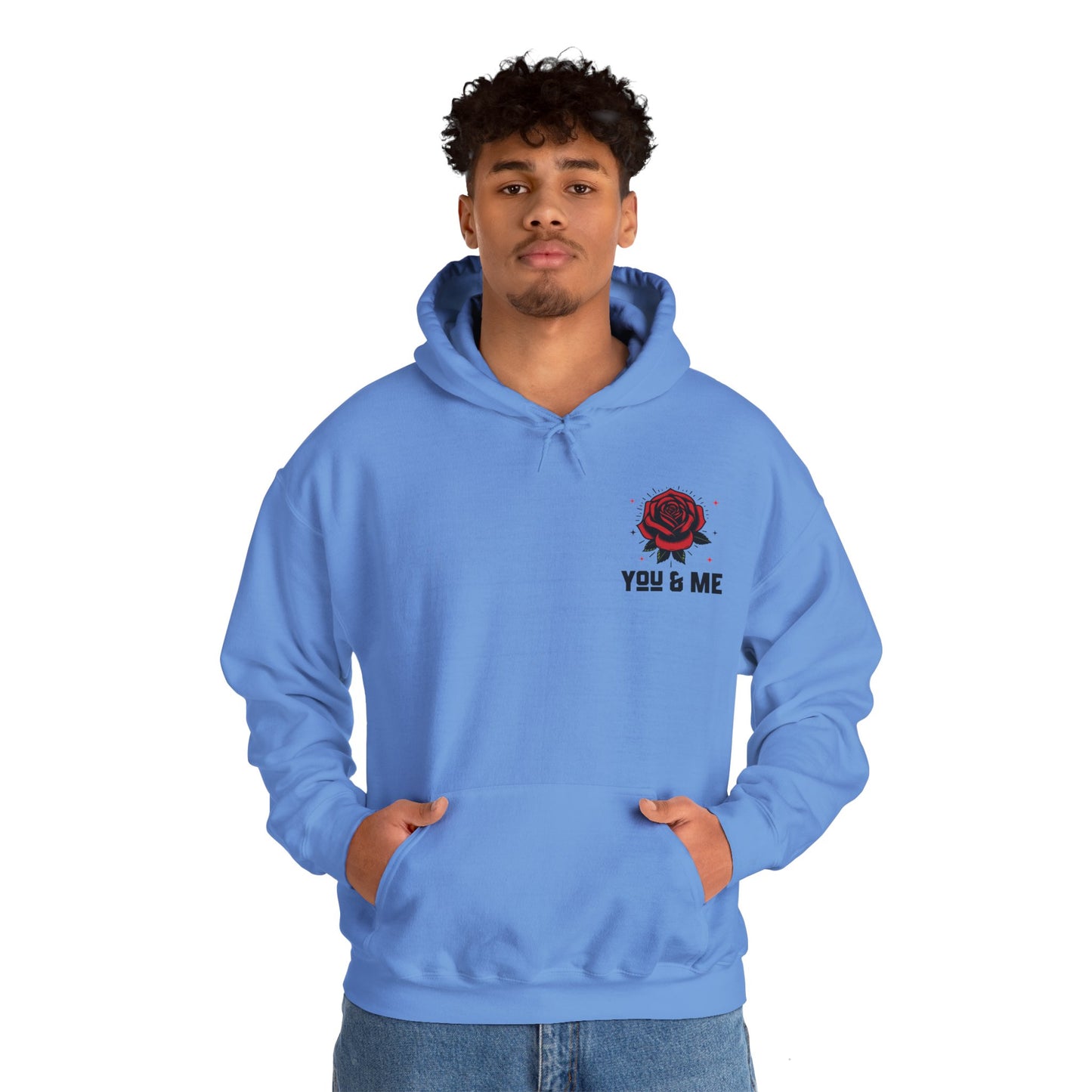 You and Me Unisex Gildan Hoodie Sweatshirt