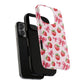 Strawberry Blush Coquette Magnetic Tough iPhone Cases - Funky Fruit Cases, Floral iPhone Cover, Trendy Gifts, iPhone Accessories, Strawberry Lover