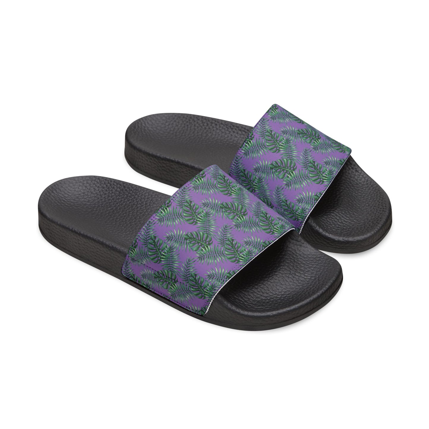 Purple Tropical Bliss Women's Removable-Strap Sandals