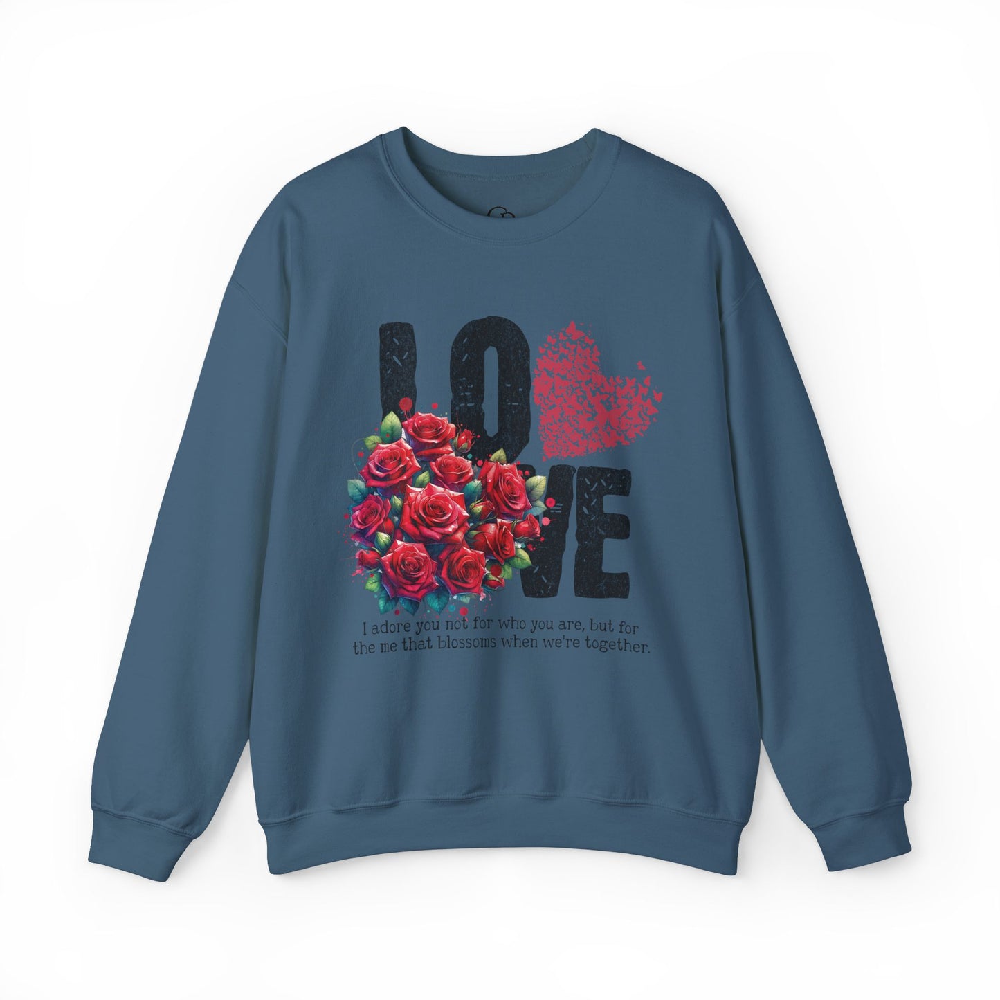 LOVE Always Unisex Heavy Gildan Blend™ Crewneck Sweatshirt.