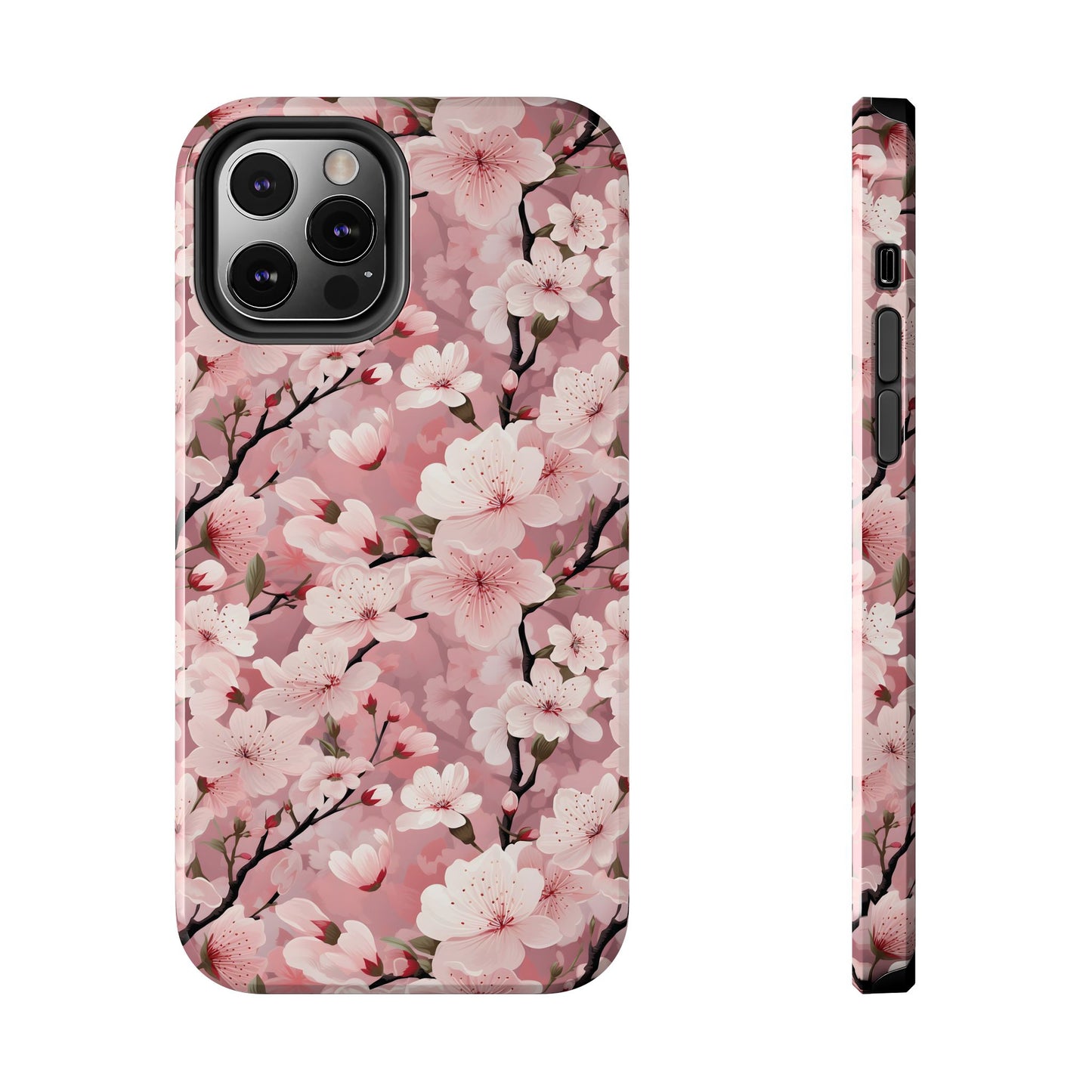 Cherry Blossom iPhone and Samsung Tough Phone Cases