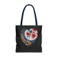 Floral Heart Tote Bag