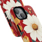 Floral Fusion Tough Magnetic Phone Case | Flower Design, Durable Protective Cover, Gift for Her, Spring Style, Unique Phone Accessory.