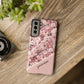 Personalized Cherry Blossom iPhone and Samsung Tough Phone Cases