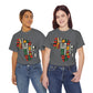 Tribal Harmony Africa Unisex Heavy Gildan Cotton Tee.