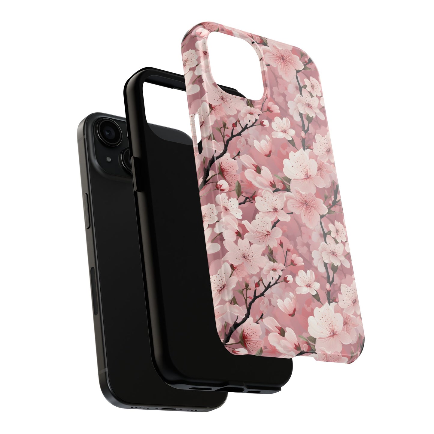 Cherry Blossom iPhone and Samsung Tough Phone Cases