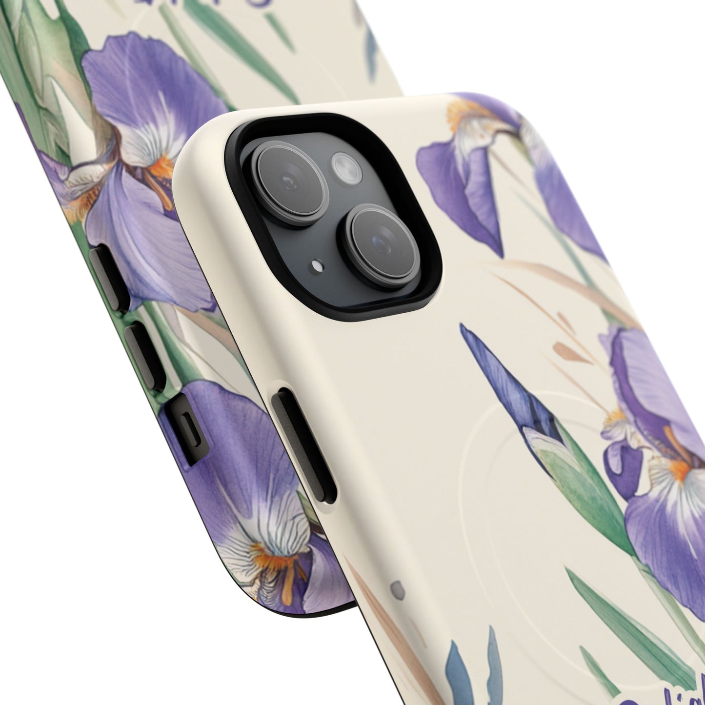 Delight yourself in the Lord Psalm 37:4, Inspirational Gift, iPhone Magnetic Case Scripture, Floral Bible Verse, MagSafe® iPhone® Tough Case, iPhone 14, iPhone 15, iPhone 16, Pro, Pro Max, Plus.