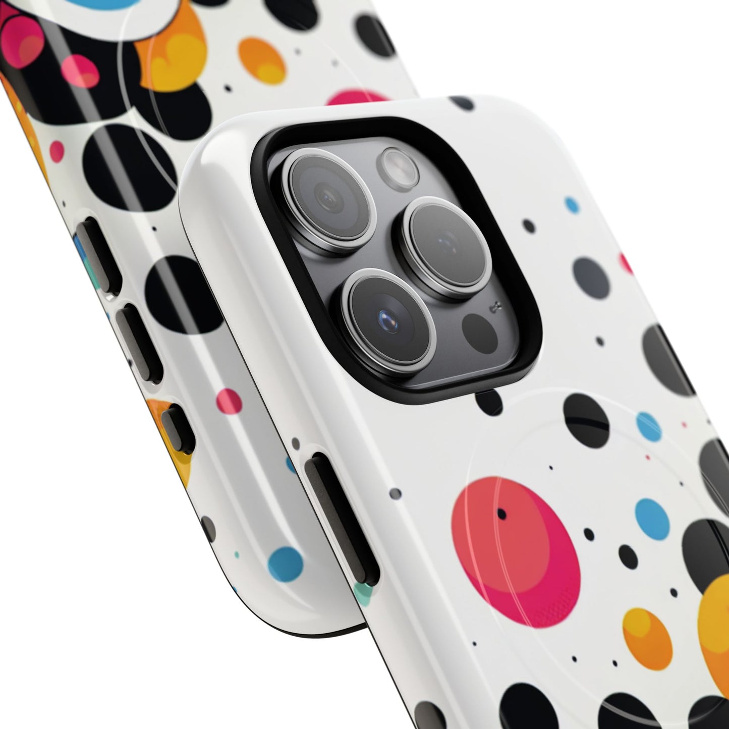 Vibrant Bubble Bloom Galaxy Magnetic iPhone Cases, Artistic Protection for Your Device, Gift for Tech Lovers, Colorful Designs, Unique iPhone Accessories