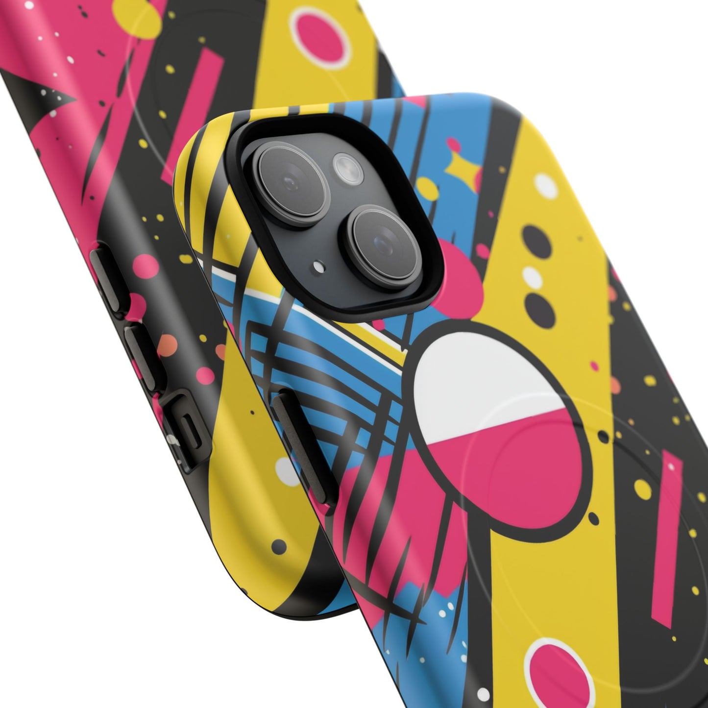 Electric Motion Mix iPhone Cases for Creative Souls | Tough iPhone Magnetic Cases, Stylish Protection, Unique iPhone Accessories, Gift for Art Lovers, Retro Vibes