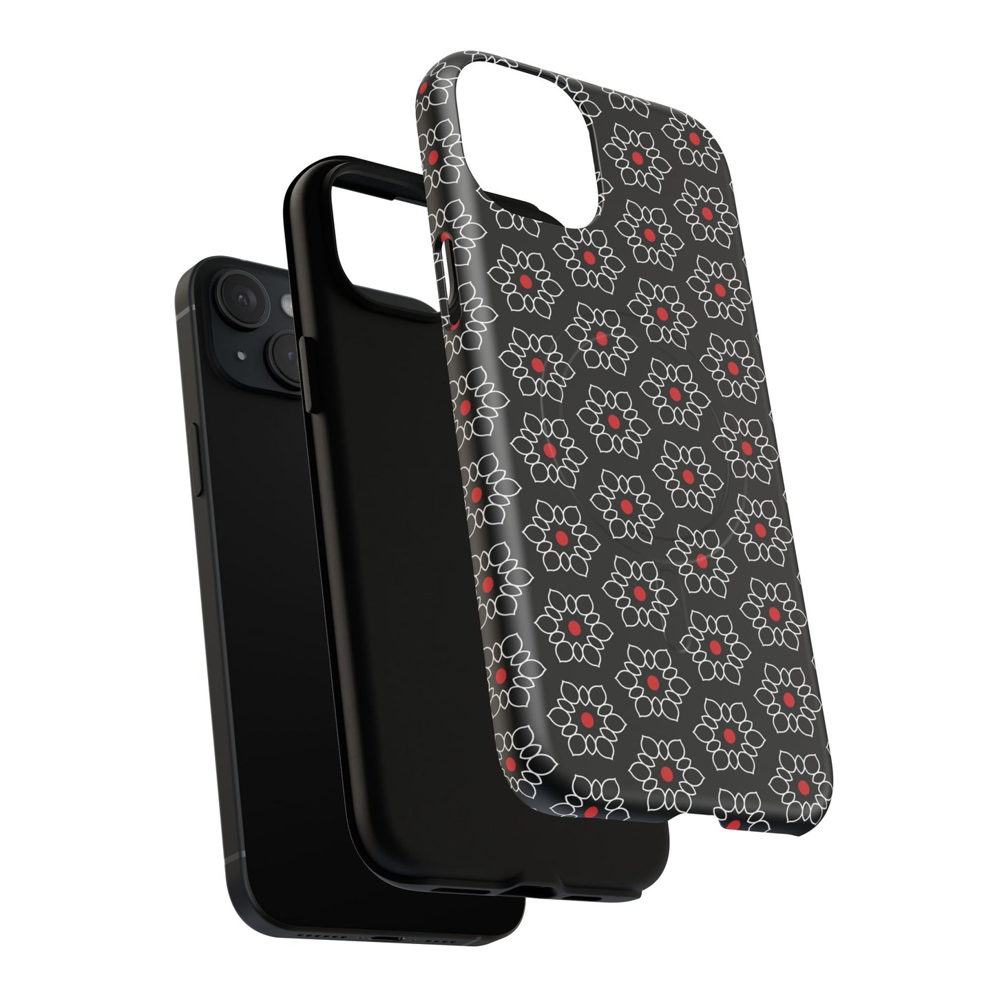 Floral Power Magnetic Tough iPhone Cover | Tough iPhone Cover, Floral Design, Custom iPhone Accessory, Gift for Her, iPhone Case