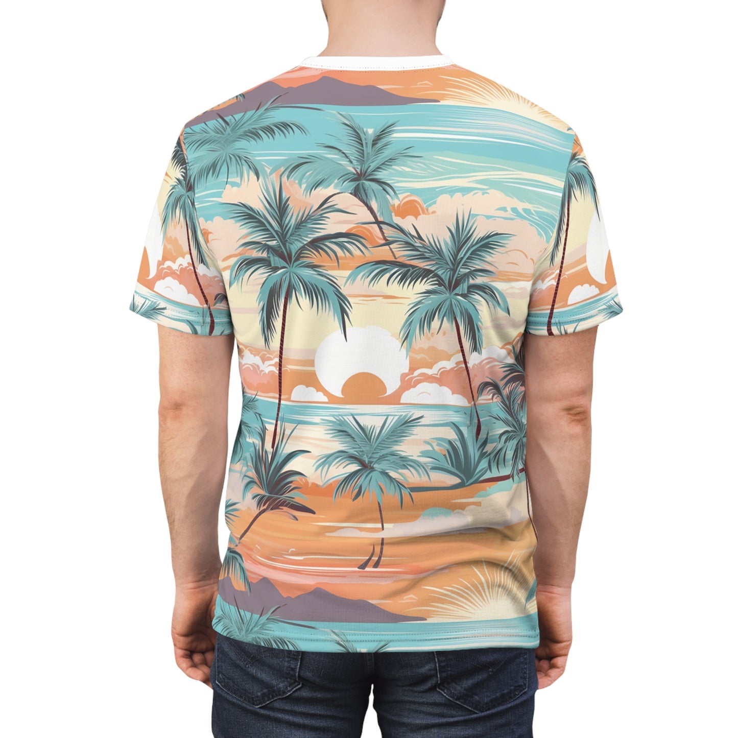 Sunset Paradise Unisex Tee (AOP)