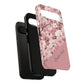 Personalized Cherry Blossom Tough Phone Case — Pink Floral Protective Case for Samsung & Google
