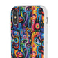 Psychedelic Visions Flexi iPhone and Samsung Case - Colorful Abstract Design.